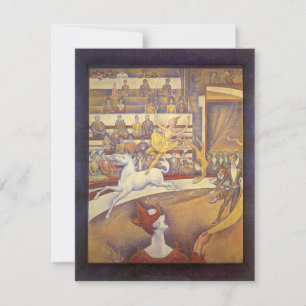 Zirkus von Georges Seurat, Vintage Pointillismus K