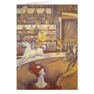 Zirkus von Georges Seurat, Vintage Pointillismus K