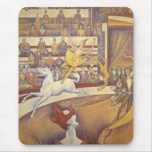 Zirkus von Georges Seurat, Vintage-Pointillismus-K Mousepad