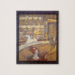 Zirkus von Georges Seurat, Vintage-Pointillismus-K Puzzle