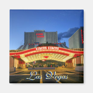 Zirkus-Zirkusvegas-Erholungsort-Magnet Magnet