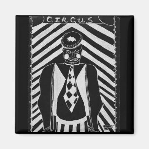 Zirkusclown Magnet