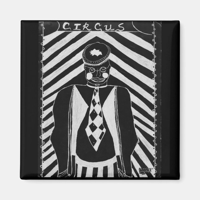 Zirkusclown Magnet (Vorne)