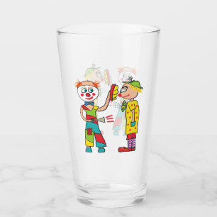 Zirkusclowns Glas