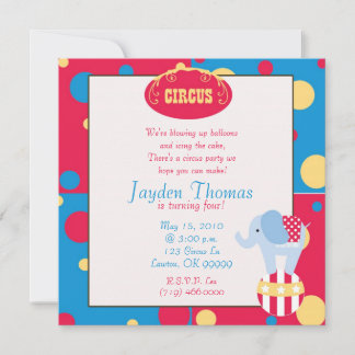 Zirkuscopy, Wir blasen Ballons ... Einladung