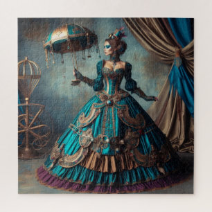 Zirkusdarstellerin Steampunk Vintage viktorianisch Puzzle