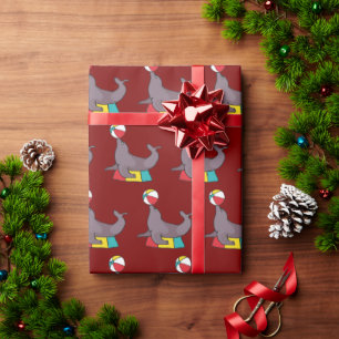 Zirkusdressurrobbe Geschenkpapier