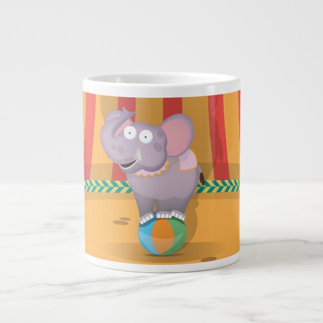 Zirkuselefant Jumbo-Tasse (Vorderseite)