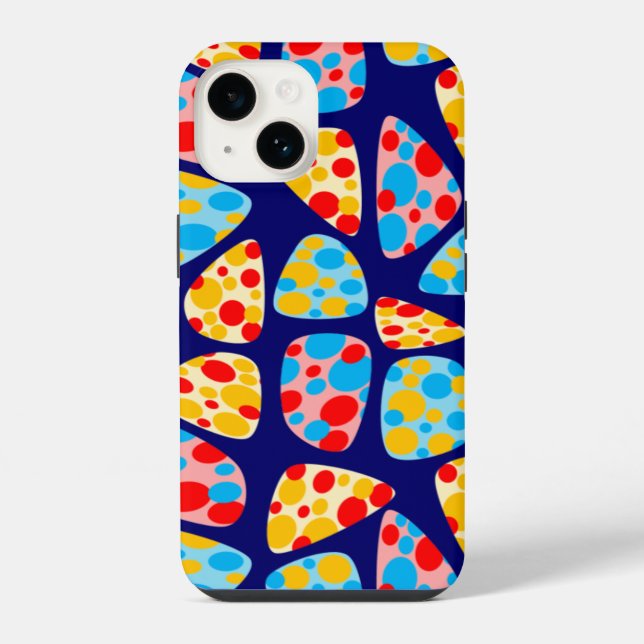 Zirkusmosaik iPhone Hülle (Rückseite)