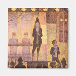 Zirkusparade durch Georges Seurat Magnet