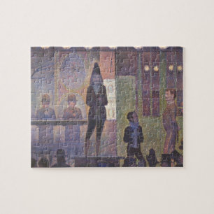 Zirkusparade von Georges Seurat, Vintage Art Puzzle