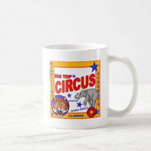 Zirkusplakat im Vintage-Stil Tasse