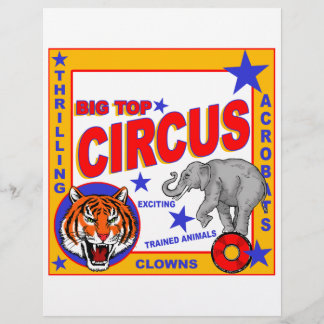 Zirkusposter im Vintage-Stil