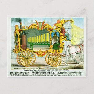 Zirkusposter-Postkarte Postkarte