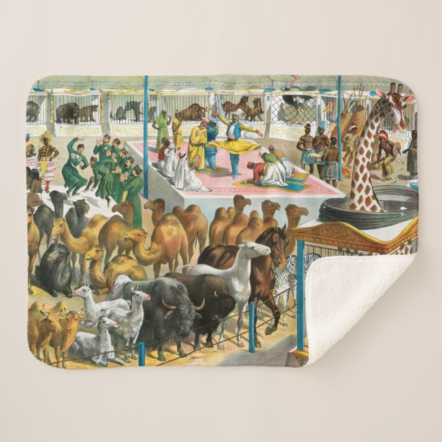 Zirkusposter von Menschen unterschiedlicher Nation Sherpadecke (Vorderseite (Horizontal))