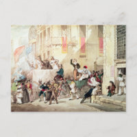 Zirkusprozession in Italien, 1830