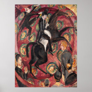 Zirkusreiter Kirchner Expressionistische Kunst Poster