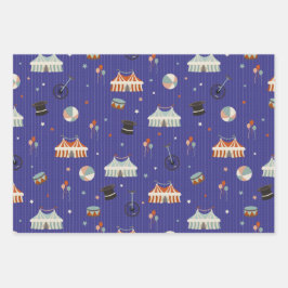 Zirkusspass Geschenkpapier Set