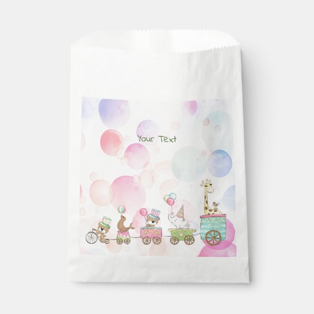 Zirkustiere bevorzugen Bags Geschenktütchen (Vorderseite)