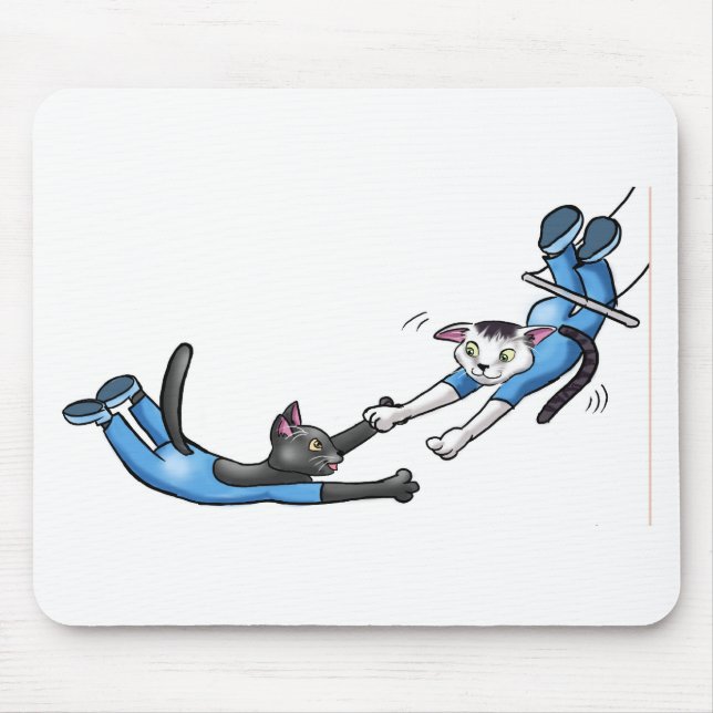 ZirkusTrapezekatzen Mousepad (Vorne)