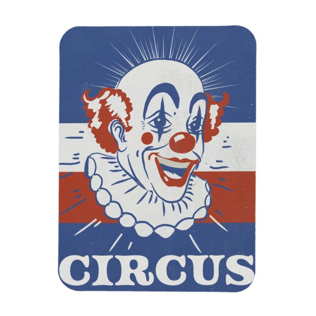 Zirkuswerbung im Vintage-Stil Magnet (Vertikal)