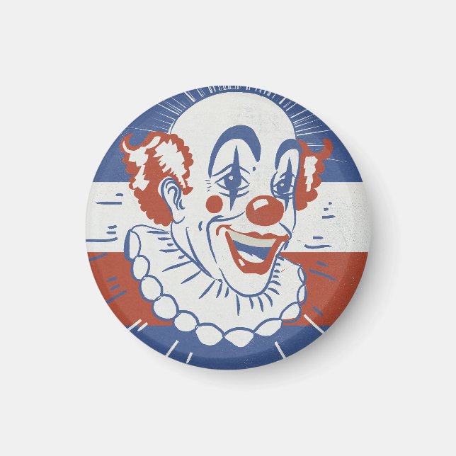 Zirkuswerbung im Vintage-Stil Magnet (Vorne)