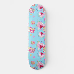 Zirkuszelt Ball Gelbe Sterne Vintage Unterhaltung Skateboard