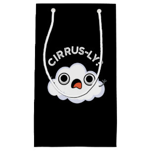 Zirrlos schönes Wetter Cirrus Cloud Puff Dark BG Kleine Geschenktüte