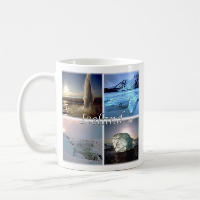 zIS002 ISLAND, Tasse des Kaffees (Links)