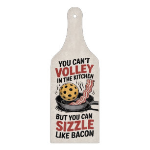 Zisch wie Bacon Pickleball Küche Schneidebrett