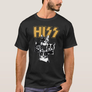 Zischen Niedliche Katzenmutter Kätzchen Katzen R T-Shirt