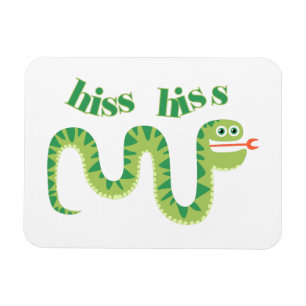 Zischen-Zischen-Schlange Magnet