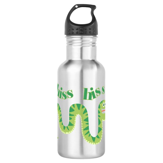 Zischen-Zischen-Schlange Trinkflasche (Vorderseite)