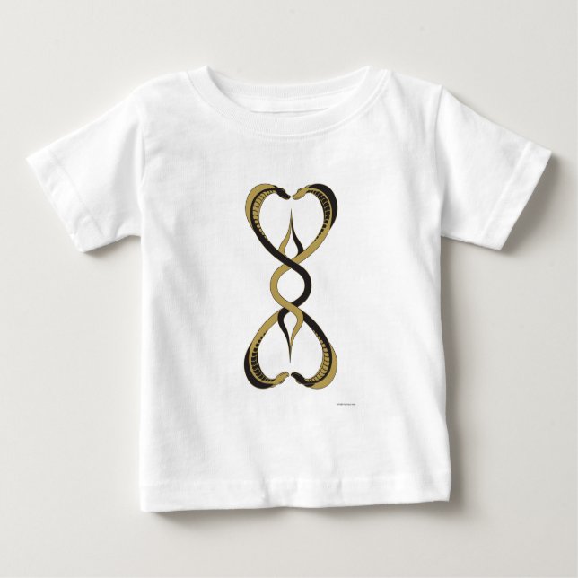 Zischenc$küssen Baby T-shirt (Vorderseite)