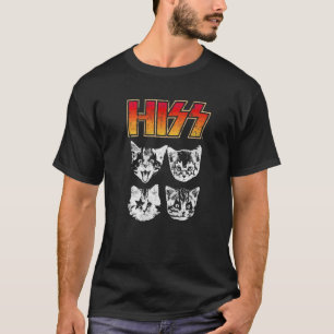 Zischkatze Katzen Kätzchen Rock Musik Katze Zisc T-Shirt