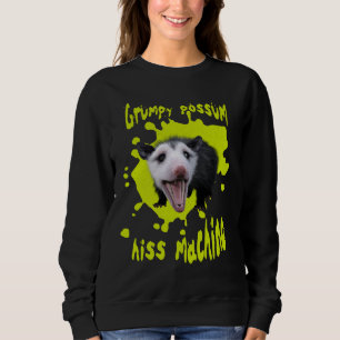 Zischmaschine Lustiger mürrischer Opossum Wilder H Sweatshirt