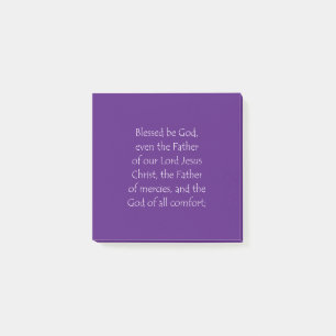 Zitat 2 Korinther 1 3 Post-it Klebezettel