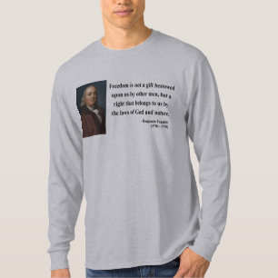 Zitat 4b Bens Franklin T-Shirt