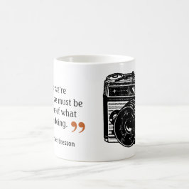 Zitat 7 des berühmten Fotografen Vintages Kamerabi Tasse