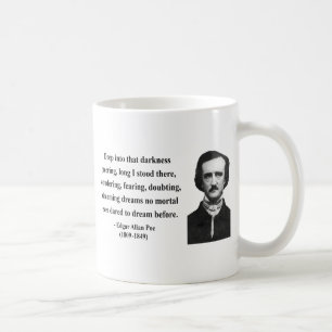 Zitat 8b Edgar Allen Poe Tasse