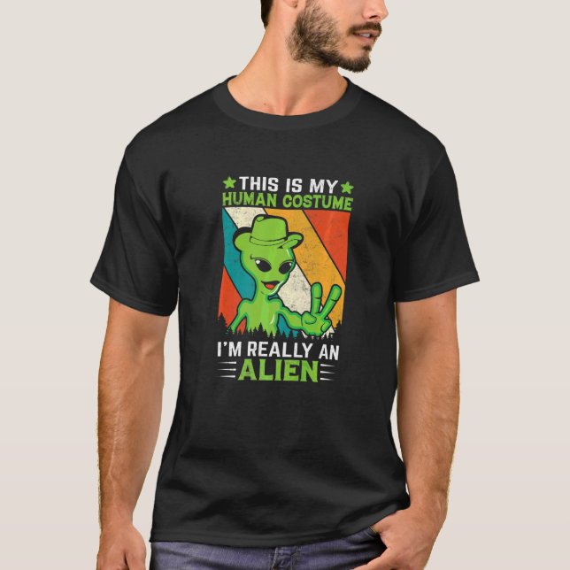 Zitat Alien Science Fiction Menschliche Kostüme T-Shirt (Vorderseite)
