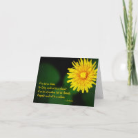 Zitat-Anmerkungs-Karte Löwenzahn-Blumen-Anne