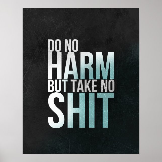 Zitat Art Typografy Poster Funny inspiiririrrie (Vorne)