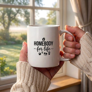 Zitat auf Kaffeetasse für introvertierte Stubenhoc
