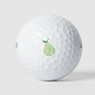 Zitat aus der Birnenblase Golfball