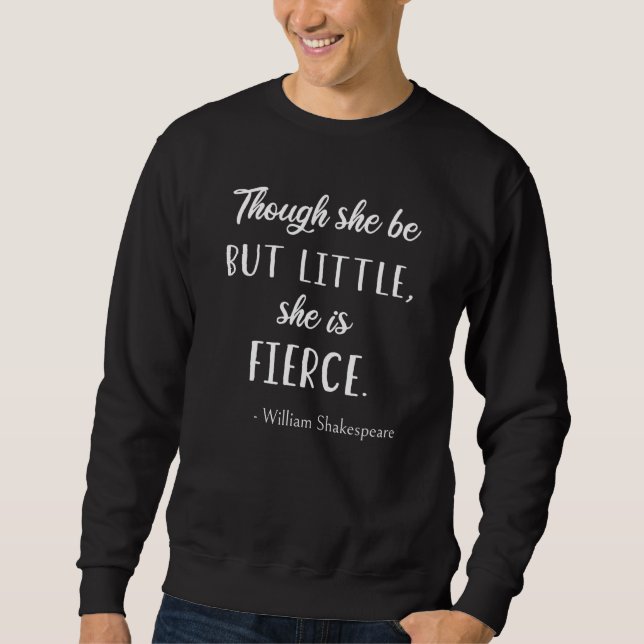 Zitat-Battle of Wits Classic William Shak Sweatshirt (Vorderseite)