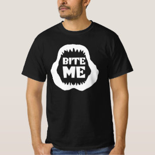 Zitat beißen - Hai-Kiefer T-Shirt