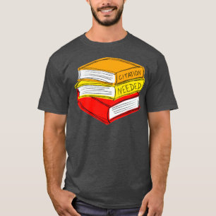 Zitat Benötigt farbenfrohe Bücher orange 1 T-Shirt