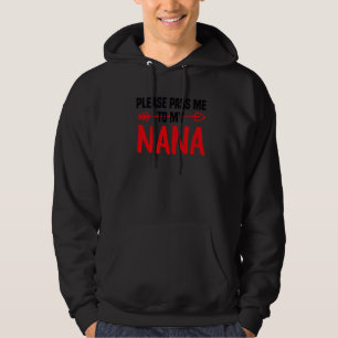 Zitat Bitte gib mich meiner Oma weiter, ich liebe Hoodie