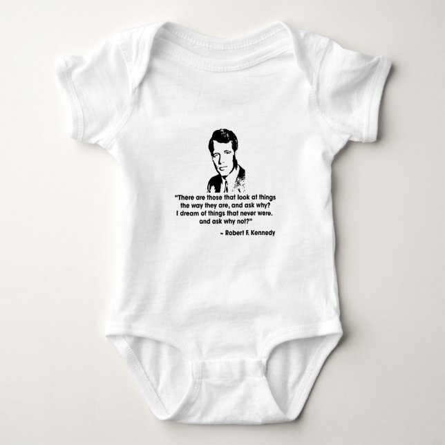 ZITAT BOBBYS KENNEDY BABY STRAMPLER (Vorderseite)